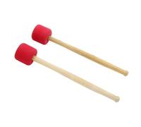 Giuneuow 2 Pezzi di Bacchette per Basso, Bacchette per Rullante Premium, Accessori per Batteria, Colore Rosso