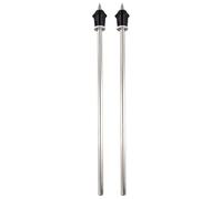 Giuneuow 2 Pezzi Gambe per Batteria Supporto per Morsetto per Gamba per Batteria Accessorio per Batteria Supporto per Batteria Portatile Accessori Professionali Lunghi