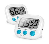 Giuneuow 2 Pezzi Timer da Cucina Timer Digitali Magnetici Allarme Forte Timer da Cucina per L'Aggiornamento Timer In Classe per Bambini