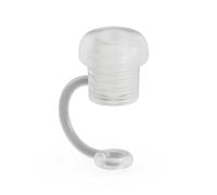 Giuneuow Coperchio per Cannuccia Regolabile Diametro 6 Mm-10 Mm, Tappo Antipolvere Trasparente per Cannuccia Lavabile in Lavastoviglie