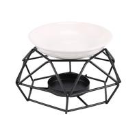 Giuneuow Delicato Romantico Candelabro nel Ceramica Portacandele Bruciatore Un NAFTA Diffusore di Forno Decorazione della Casa Design Elegante