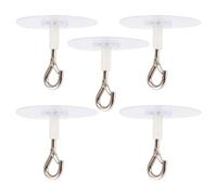 Giuneuow Ganci da Soffitto A Bastone Ganci Autoadesivi Resistenti All'Acqua per Soffitti Ganci Multifunzionali per Campanelli Eolici