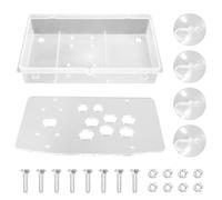 Giuneuow Pannello Acrilico DIY per Joystick per Macchine da Gioco il DIY Può Installare il Pulsante del Joystick per Videogiochi Retrò.