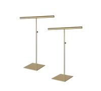 Giuneuow Portacollane Portagioielli Espositore per in 2 Pezzi Altezza Regolabile per Collane, Braccialetti, Anelli