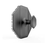 Giuneuow Scrubber per il Viso In Silicone da 2 Pezzi, per la Pulizia del Massaggio Dei Pori del Viso In Morbido Silicone, Grigio Scuro