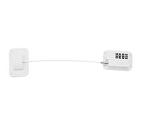 Giuneuow Serratura per Frigorifero da 2 Pezzi Serratura per Congelatore Serratura per Porta del Frigorifero Combinazione Serrature di Sicurezza per Bambini per Cassettiere (Bianca)