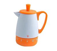 Giuneuow Timer Magnetico Timer per Timer Meccanico Timer da Cucina Allarme Conto Alla Rovescia Promemoria Orologio Clockwork Egg Timer, Arancione