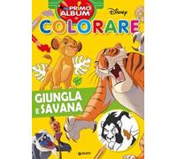 Giungla e savana. Primo album da colorare. Ediz. illustrata