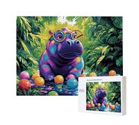 giungla ippocampo - Puzzle 1000 Pezzi per Adulti - Puzzle fai da te, Intrattenimento Creativo, Arte Moderna, Puzzle Classico per Adulti e Ragazzi dai 12 anni, Idea Regalo Uomo e Donna 75x50cm a-105