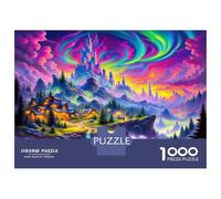 giungla Rompicapo 1000 Pezzi In Città Aurora Cartone Di Alta Qualità, Un Premium Jigsaw Puzzle Per Enigma Di Abilità Logica, Ideale Per Attività Per Giorni Di Pioggia, Regalo Per L'inaugurazione