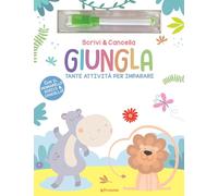 Giungla. Scrivi & cancella. Ediz. a colori. Con pennarello