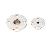 Giunti a flangia， giunto flangiato, giunto flangiato rigido, flangia in lega d'argento da 2 pezzi, adatta for l'accoppiamento dell'albero guida del motore(8mm)