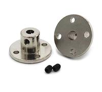 Giunti a flangia rigidi, Supporto cuscinetto giunto flangiato rigido for albero guida motore in acciaio n. 45, connettore 3 mm/3,17 mm/4 mm/5 mm/6 mm/6,35 mm/7 mm/8 mm(4mm 1Pcs)