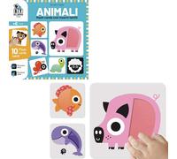 Giunti Animali Flash Card Con Inseri Tattili 57133A