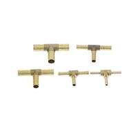 giunti filettati a T per tubi, Raccordi portagomma, raccordo a T in ottone, diverse misure da 4 mm a 25 di diametro esterno(OD 6mm-8mm-6mm)
