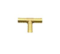 giunti filettati a T per tubi, Raccordo for tubo in ottone dritto a L, raccordo a croce a Y for flessibile in rame da 4-19 mm(T 3 Way,12mm)