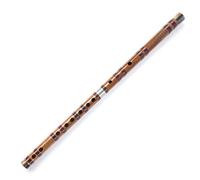 Giunti in ottone per flauto di bambù amaro in materiale naturale in stile cinese. Lo strumento è facile da trasportare Prestazioni Professionali Flauto Di Bambù (Color : E)