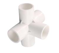 Giunti per tubi in PVC di grado industriale, adattatore per raccordo a croce a cinque vie, raccordo a presa, componente idraulico Five-Connections 20mm