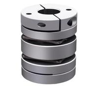 Giunto a Diaframma Flessibile Da 12 mm a 15 mm, Giunto Per Albero Motore a 2 Diaframmi In Alluminio D32 L41 Per Stampante 3D, Macchina CNC, Servomotore