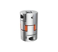 Giunto a due ganasce in alluminio, giunto flessibile for albero motore passo-passo CNC 4/5/6/6,35/8/10 mm(4mmX6mm)