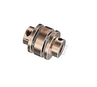 Giunto a flangia LE D56L45/64 giunto flessibile for albero motore diaframma in alluminio giunto cardanico adatto for stampante 3D giunto cardanico CNC(LE2-B-D56L64-12X12)