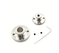 Giunto a flangia rigida, Giunto flangiato for albero e staffa for albero guida in acciaio, diverse misure, accessori fai da te(A 8mm)