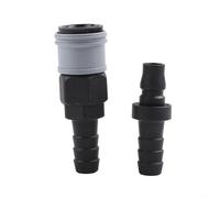 Giunto a innesto rapido in plastica di tipo C, autobloccante, per compressore d'aria pneumatico per utensili ad alta pressione, arancione, serie 40 (40PH+40SH)