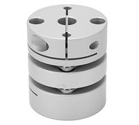 Giunto A Membrana Doppio Con Pinza U Forma In Lega Di Alluminio E Acciaio Inossidabile Per Trasmissione Motore Diametro Esterno 44 Mm Servo Stepper Encoder Sistemi Con Stabilità Elevata