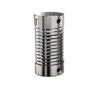 Giunto a molla Accoppiamento a molla D26L38 Encoder Vite Servomotore passo-passo Coppia elevata Filettatura flessibile Lega di alluminio Elastico(10x14)