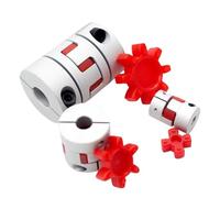 Giunto a morsetto flessibile serie LM da 1 pezzo, giunto a ganascia CNC for albero D55L66, dimensioni albero 10 mm-32 mm, coppie D55 L66(26x26mm)