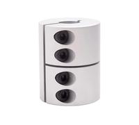 Giunto a morsetto rigido da 6 mm a 12 mm, diametro 32 mm, lunghezza 45 mm, connettore di accoppiamento dell'albero motore in alluminio per stampante 3D, servomotore per macchina CNC.