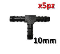 Giunto a T da 10 mm per tubo vinilico - confezione 5 pezzi