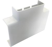 Giunto a T per canale 60 mm x 20 mm a 3 vie bianco 1 pz