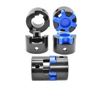 Giunto a tre griffe tipo L, giunto a prugna, giunto a stella for servomotore, coppia elevata L100, diametro esterno 65 mm, adatto for parti CNC.(L100-16x17)