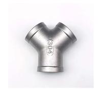 Giunto a tre vie, filettatura interna a Y in acciaio inossidabile 304, raccordo a T inclinato a 45 gradi, filettatura interna, tre vie, tre vie(Y f,1/4")