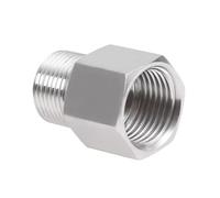 Giunto accoppiatore for tubo ad alta pressione in acciaio inossidabile 304 con filettatura BSP da femmina a maschio(F M12x1-M BSP1I2)