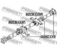 Giunto albero di trasmissione ASMZ-CX9 FEBEST per KIA HYUNDAI MAZDA OPEL