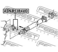 Giunto albero di trasmissione ASN-R51R4WD FEBEST per FORD JEEP NISSAN TOYOTA RAM