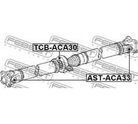 FEBEST AST-ACA33 Giunto albero trasmissione per TOYOTA RAV 4 IV (ZSA4, ALA4)