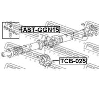 Crociera Albero Trasmissione per Kia Bongo