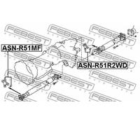 FEBEST ASN-R51R2WD Giunto albero trasmissione