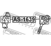 Giunto albero sterzo AS-1639 FEBEST per MITSUBISHI OPEL TOYOTA SSANGYONG NISSAN