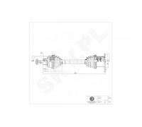 Giunto Albero Trasmissione per Audi A4 A5 8K0407271AF 8K0407271AL 8K0407451JX