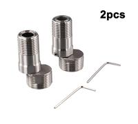 Giunto angolare in acciaio inox per installazione valvola doccia termostatica