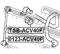 FEBEST 0123-ACV40F Bielletta barra stabilizzatrice
