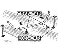 Giunto barra stabilizzatrice Assale anteriore Asta del pendolo 2023-CAR FEBEST