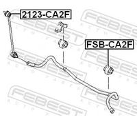 Giunto barra stabilizzatrice Assale anteriore Asta del pendolo 2123-CA2F FEBEST