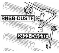 Giunto barra stabilizzatrice Assale anteriore Asta del pendolo 2423-DASTF FEBEST