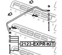Febest Barra accoppiamento posteriore OE 6L2Z-5K484-BA compatibile Ford Explorer