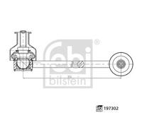 FEBI BILSTEIN 197302 Bielletta barra stabilizzatrice